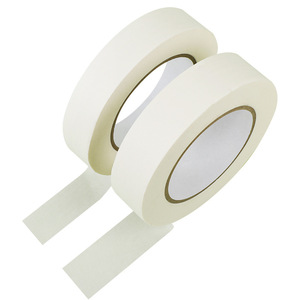 Ruban de papier texturé à haute viscosité, blanc, 12 mm x 10 m, facile à déchirer pour la peinture et le marquage - Product Image 4