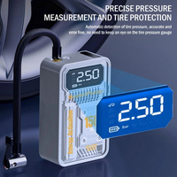Compresseur d'air portable 150 PSI pour moto, vélo et véhicule, avec moniteur de pression des pneus, 60W, filaire, affichage numérique LED, électrique Changyuan