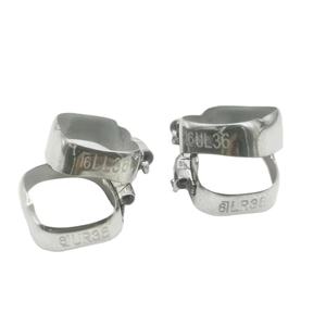 Fascia ortodontica 1a fascia molare Pro-Fit con triplo tubo buccale con attacco linguale - Product Image 1