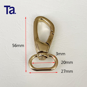 Tanai Tùy Chỉnh Mousqueton Pivotant 20Mm Kim Loại Snap Hook Cho Túi Xách Phù Hợp Kẽm Hợp Kim Dog Hook Cho Túi Xách Phụ Kiện - Product Image 6