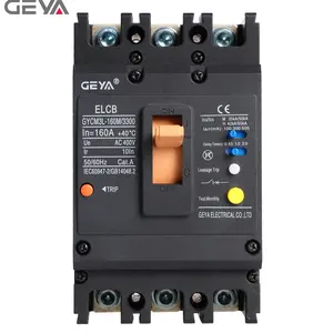 GEYA GYCM3L-315H MCCB Với Bảo Vệ Rò Rỉ Đất Circuit Breaker ELCB Giá 16A-800A 3P & 4P MCCB