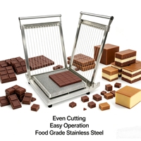 Coupe-gâteau à grille carrée, trancheuse manuelle pour chocolat, machine à couper les guimauves