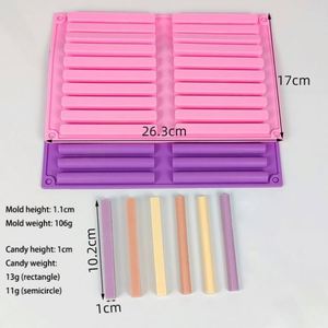 Moldes de Silicona Rectangulares de 20 Cavidades para Chocolate y Dulces, para Hacer Manualidades - Product Image 3
