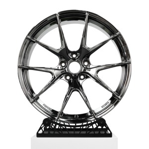 Nouvelles jantes en alliage monobloc forgées chromées noires effet miroir, 5 doubles rayons, 18-22 pouces, 20 mm/25 mm pour véhicules électriques de luxe et véhicules de performance - Product Image 3