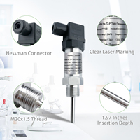 Transmetteur de température RTD haute précision PT100, sortie RS485 4-20mA, OEM/ODM, acier inoxydable