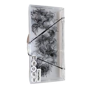 OEM 4D-16D Camelia Extensions de Cils Individuels Nouveau Soft Vietnam Vente en gros Personnalisé Noir Sexy Mix DD Beauty Extensions de Cils - Product Image 2