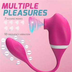 Vibrador de Punto G para Mujer, Succión para Masaje, 10 Frecuencias, Impermeable, Recargable por USB, Sin Lubricante, Sin Látex, para Adultos - Product Image 5