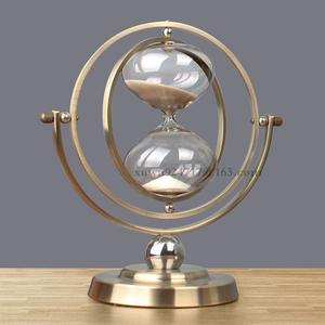 Nouveau sablier 30 <span class=keywords><strong>Minutes</strong></span> ornements en métal créatifs anniversaire promotionnel européen salon décoration sablier - Product Image 2