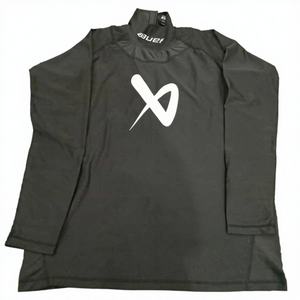 Custom Logo Ice Hockey Inner Shirt 100% Polyester Breathable Mesh Cut Resistant Neck Protection <b>Long</b> <b>Sleeve</b> Compression Base - Product Image 1