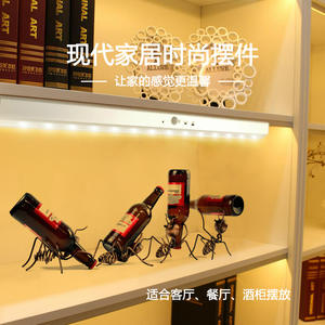 Ornements de <span class=keywords><strong>Cocktail</strong></span> de Bière et de Restaurant en Métal Plaqué Or, Décorations de <span class=keywords><strong>Bar</strong></span>, Porte-Vin en Métal - Product Image 2