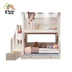 Ensembles de literie modernes en bois meubles lits superposés en bois massif enfants deux couches de <span class=keywords><strong>hauteur</strong></span> de <span class=keywords><strong>lit</strong></span> <span class=keywords><strong>lit</strong></span> ensembles de style personnalisé enfants - Product Image 6