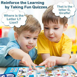 ملصق تعليمي مخصص لتعلم الحروف والأرقام والطقس والحساب، ملصق مغلف للأطفال في مرحلة ما قبل المدرسة - Product Image 2