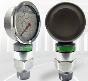 Manomètre de pression de qualité supérieure 16Mpa 25Mpa avec précision de 1,6% 2,5% pour équipement de forage pétrolier YNK-100 Livraison gratuite - Product Image 1