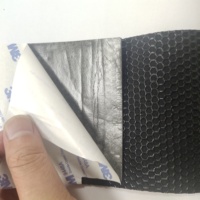 Feuilles de caoutchouc néoprène SBR CR anti-dérapant Silicone plastique goutte pointillé motif stratifié Nylon tissu