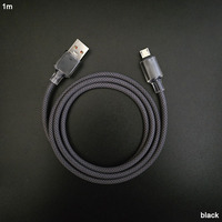 Cables USB a Micro USB V8 de Alta Gama, Duraderos, de un Solo Color, Reforzados y Resistentes a la Tensión, con Trenzado