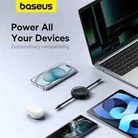Câble USB C rétractable Baseus 100W pour iPhone 15 Plus Pro Max câble de chargeur rapide pour MacBook iPad Type C pour Xiaomi Samsung