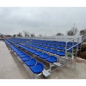 Tribune fixe en métal Yourease Sports, gradins extérieurs toutes saisons pour terrains de football, sièges de banc de stade pour sites sportifs - Product Image 3
