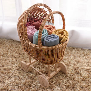 2024 Moderne Kleurrijke Meisje Roze <span class=keywords><strong>Wrap</strong></span> Drager Bamboe Biologisch Katoen Mousseline Swaddle Voor <span class=keywords><strong>Baby</strong></span> - Product Image 1