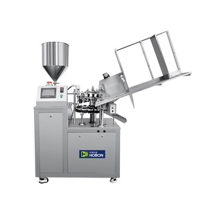 Khí nén Hướng dẫn sử dụng chất lỏng với bơ Phễu đôi đầu dán Dispenser chai <span class=keywords><strong>Bar</strong></span> sơn xô niêm phong máy chiết rót - Product Image 1