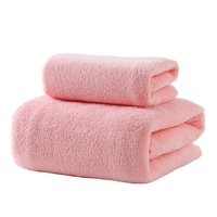 En Gros Ensemble Cadeau de Serviettes en Microfibre pour Serviettes de Bain Velours Corail Super Doux pour Enfants Adultes 300gsm Ensemble de Serviettes de Bain de Luxe