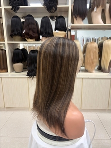 Pelucas chinas al por mayor con encaje frontal HD, cabello virgen pre-arrancado, línea de cabello natural, sin pegamento, transparente, transpirable, tamaño pequeño - Product Image 6