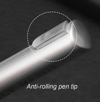 Stylo bille en métal sans encre de haute qualité NM047 - Encre noire effaçable et rechargeable