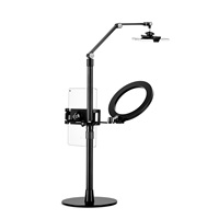 Lumière d'appoint à LED pour téléphone portable avec lampe de bureau pour maquillage pour la diffusion en direct et la diffusion
