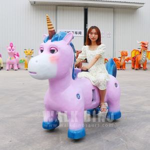 Coche Interactivo con Forma de Pony para Montar, con Movimientos y Música, para Parques de Diversiones Interiores y Exteriores, Centros Comerciales y Aeropuertos - Product Image 6
