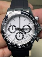 Montre chronographe mécanique automatique de luxe pour homme, mouvement 8200/7750/4130, style rétro, étanche 10 bars, acier inoxydable