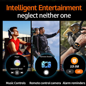 Mode Herren Smart Wearables GK81 IPS Touchscreen IP68 Wasserdicht <span class=keywords><strong>100</strong></span> Sport modus Outdoor mit Taschenlampe Smartwatches - Product Image 6