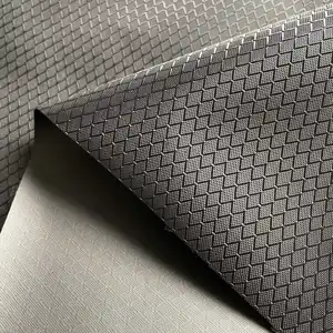 Pu coated CPAI-84 flame resistant waterproof 6mm diamond jacquard oxford tent furniture cover fabric
