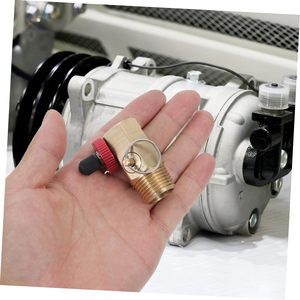 Válvula de Esfera Combinada de Latão para Compressor de Ar, 1/2\" NPT para Tanque x 1/4\" NPT para Mangueira, Manifold para Bomba de Ar, Certificado ISO9001, 1 Ano de Garantia - Product Image 3