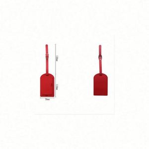 Étiquettes d'identification pour bagages en vrac, étiquettes de bagages en cuir PU, étiquette de bagage personnalisée pour cadeau promotionnel - Product Image 2