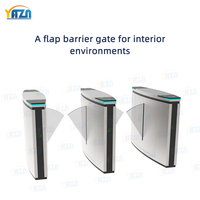 Portillon pivotant à reconnaissance faciale et contrôle d'accès par carte, en acier inoxydable, barrière automatique pour magasins de détail, théâtres, centres de villégiature et centres commerciaux