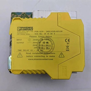 Relé de Seguridad Phoenix Contact PSR-SCP-24DC ESD 4X1 30A Hecho en Alemania - Product Image 4
