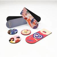 Marque-page magnétique vierge en papier à transfert thermique, impression personnalisée, motif Kawaii Bouddhisme, pour cadeaux d'enfants, vente en gros