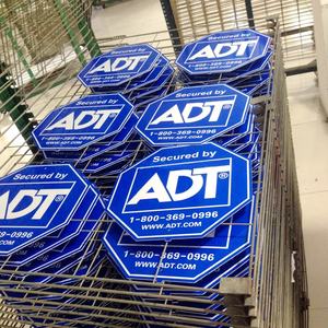 北米反射警告サインボード<span class=keywords><strong>ADT</strong></span>セキュリティヤードサインセキュリティガードシステム通知 - Product Image 4