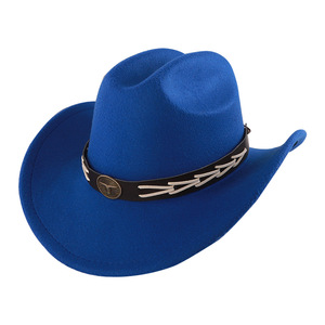 Sombrero de Vaquero de Poliéster con Ala Ancha, Protección Solar, Accesorio de Moda, Primavera 2025 - Product Image 5
