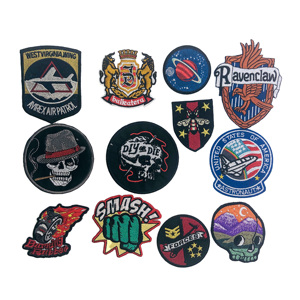 Parches bordados para chaquetas, Logo PT02, Velcro, letras tejidas de diseñador, <span class=keywords><strong>chenilla</strong></span>, hierro - Product Image 2