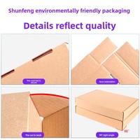 Geringe Mindestbestellmenge Wellpappe Recycelbare Logo-Geschenkverpackung Rosa Schuhkartons Kleidungsboxen Papier-Versandtaschen für Kleinunternehmen