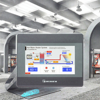 MT8101iE Layar Sentuh 10 Inci Antarmuka Manusia-Mesin Resolusi 800x480 Komunikasi RS-485 Bahan ABS