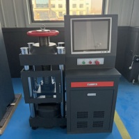 Machine d'essai de compression du béton hydraulique 2000KN avec commande manuelle, garantie 1 an, haute qualité