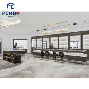 Chất lượng cao chống đạn vàng cửa hàng nhà đồ trang sức showroom cửa hàng đồ trang sức thiết kế tùy chỉnh hiển thị truy cập cho cửa hàng đồ trang sức - Product Image 3