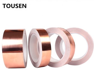 Ruban adhésif <span class=keywords><strong>de</strong></span> <span class=keywords><strong>cuivre</strong></span> pur résistant aux hautes températures, feuille adhésive, protection EMI, 60 m - Product Image 6