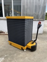 Table élévatrice à ciseaux électrique, plateforme de levage hydraulique mobile, transpalette à batterie pour la manutention des matériaux en entrepôt