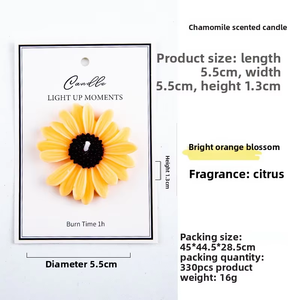 Candele di Soia Profumate alla Margherita, Decorazione Casa di Lusso Bestseller per Natale, Capodanno, San Valentino, Festa della Mamma - Product Image 5