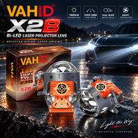 VAHID X2B Lentille de projecteur Bi-LED, faisceau haut et bas, 6000K, pour phare de voiture, lentille de retrofit, haute luminosité, amélioration de l'éclairage automobile