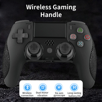 Control Inalámbrico BT Personalizado de Fábrica para PS4 con Funciones de Vibración y Choque, Control de Juego para PS4/PC, Joystick
