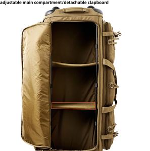 Bolsa de viaje táctica de nailon 186L hecha a medida, impermeable, de camuflaje, resistente, con cierre de cremallera, Unisex, Vintage, Extra - Product Image 4