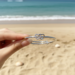 Vendita calda di tendenza in acciaio inox perline di pietra caviglie di boemia stile religioso gioielli di moda donna all'ingrosso disponibili - Product Image 3